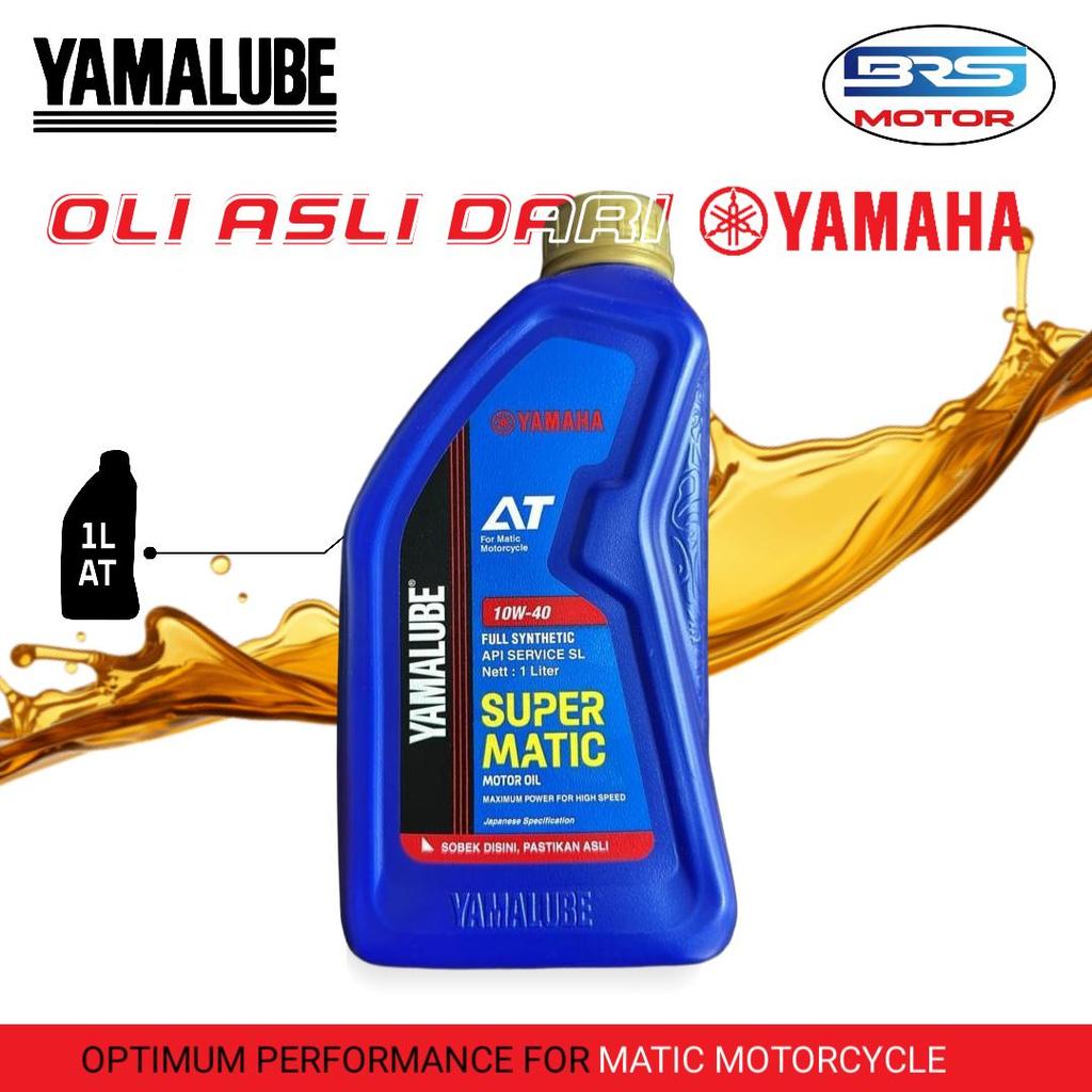 Oli Motor Matic Yamalube Super Matic 10W-40 Full Synthetic 1L Oli Yamaha Original