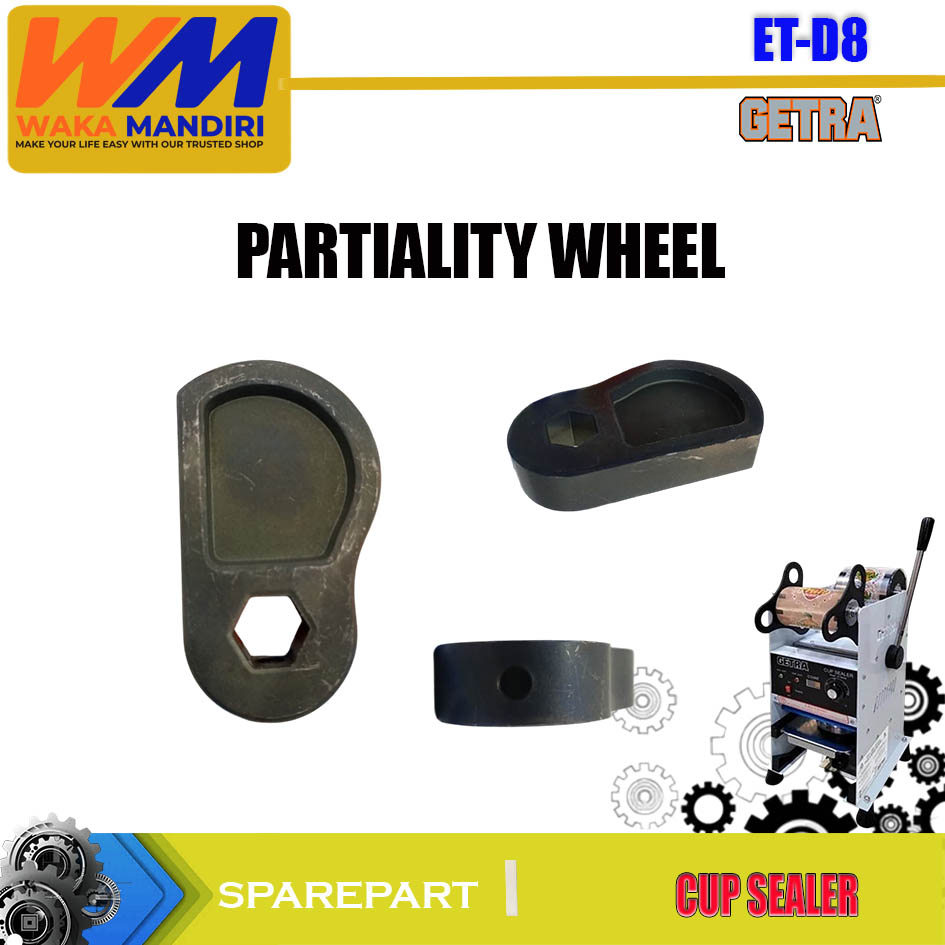 ET-D8 SPAREPART PARTIALITY WHEEL CUP SEALER GETRA