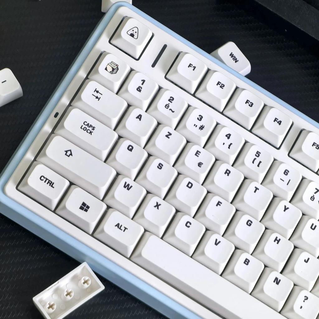 Fren Keycaps Pure White Mac Simple Xda Pbt Thermal Sublimation Customized Meanical Keyboard Mx Swit 