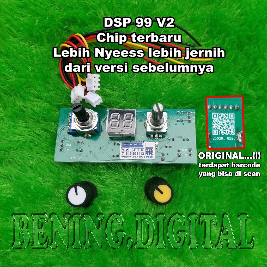Kit Modul Digital Effect Reverb 99 Efek vocal Nyess Program 99 DSP Versi Terbaru 2024 Original karao