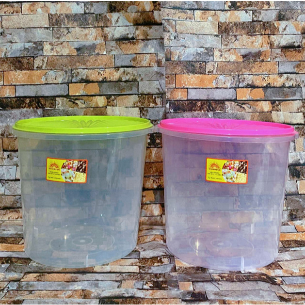 Toples Plastik 16 Liter Sunrise / Toples Kerupuk Murah