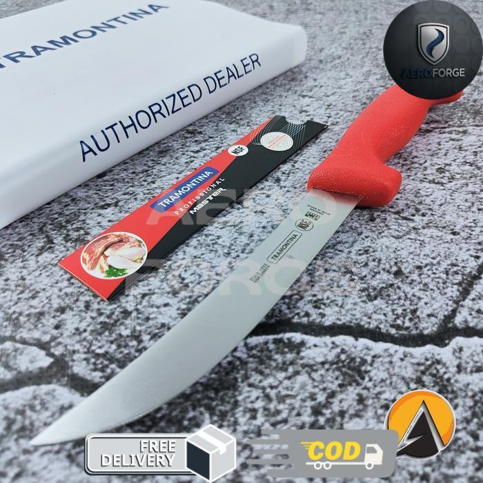 Boning knife pisau tramontina prof master 6" original red 24604/076 - Tanpa sarung