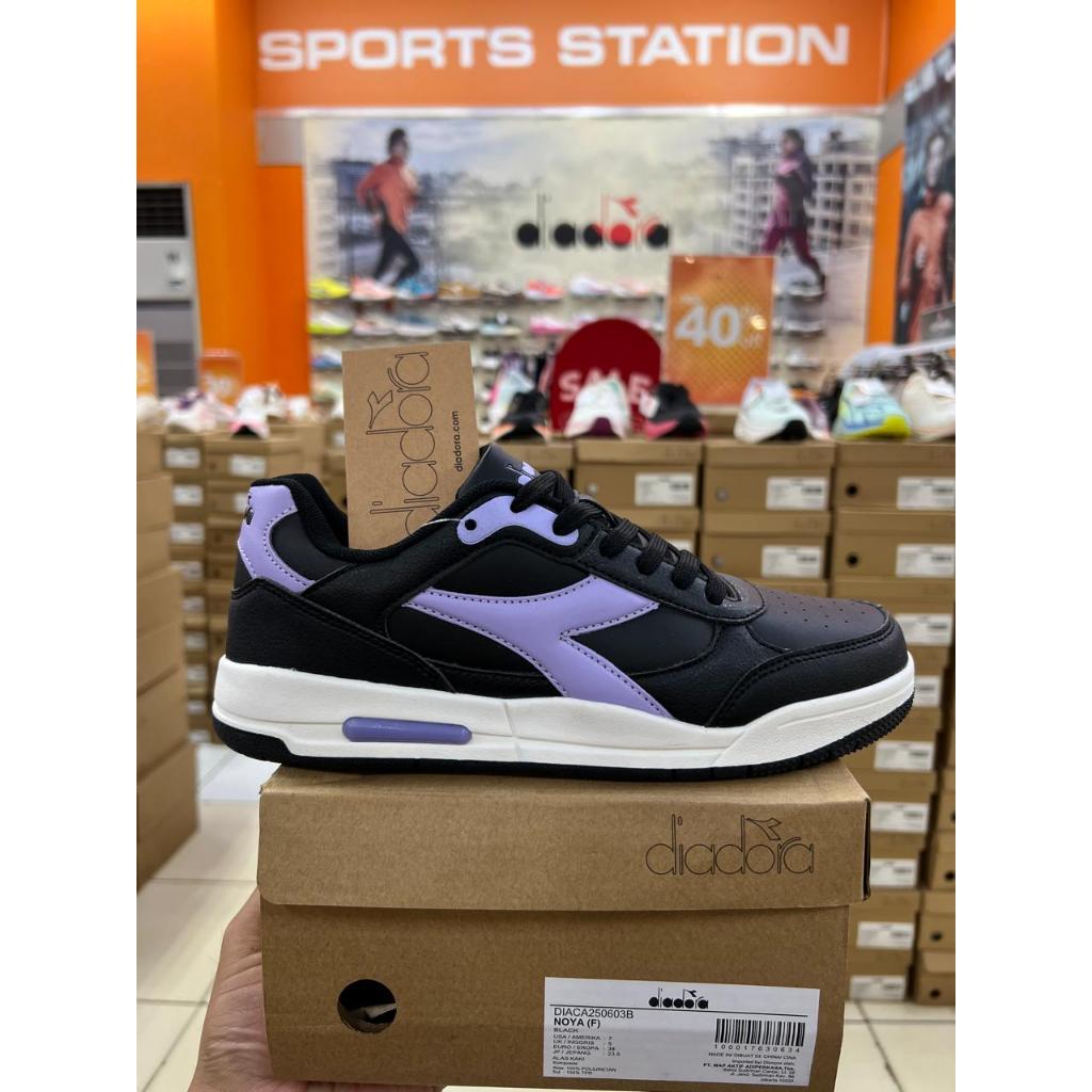 sepatu running Diadora Noya Black Women Shoes Original