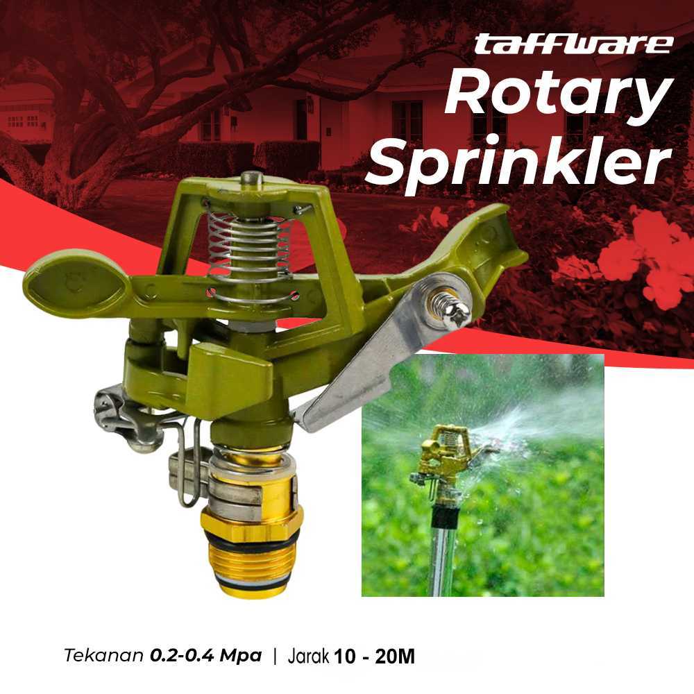 Rotating Sprinkler Spray Nozzle Irigasi Taman 360°