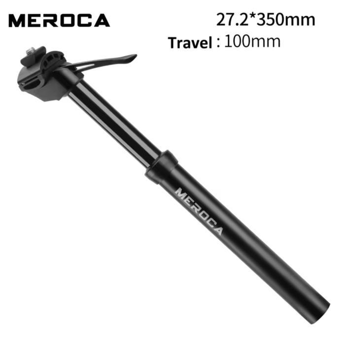 Meroca Dropper Seatpost Size 27.2mm Hydraulic Hidrolik Seatpost Sepeda Roadbike MTB - 27.2 Travel 10