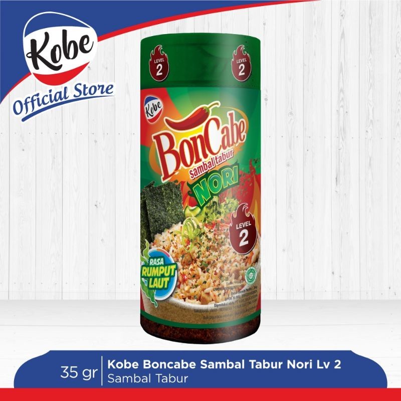 Bon cabe Nori RUMPUT LAUT kering tabur bon cabe botol 20 gram- ABH