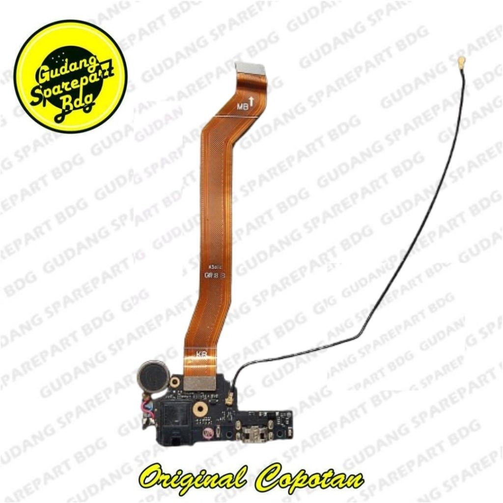 Papan Cas Flexible Dan antena Oppo A57s Second Copotan