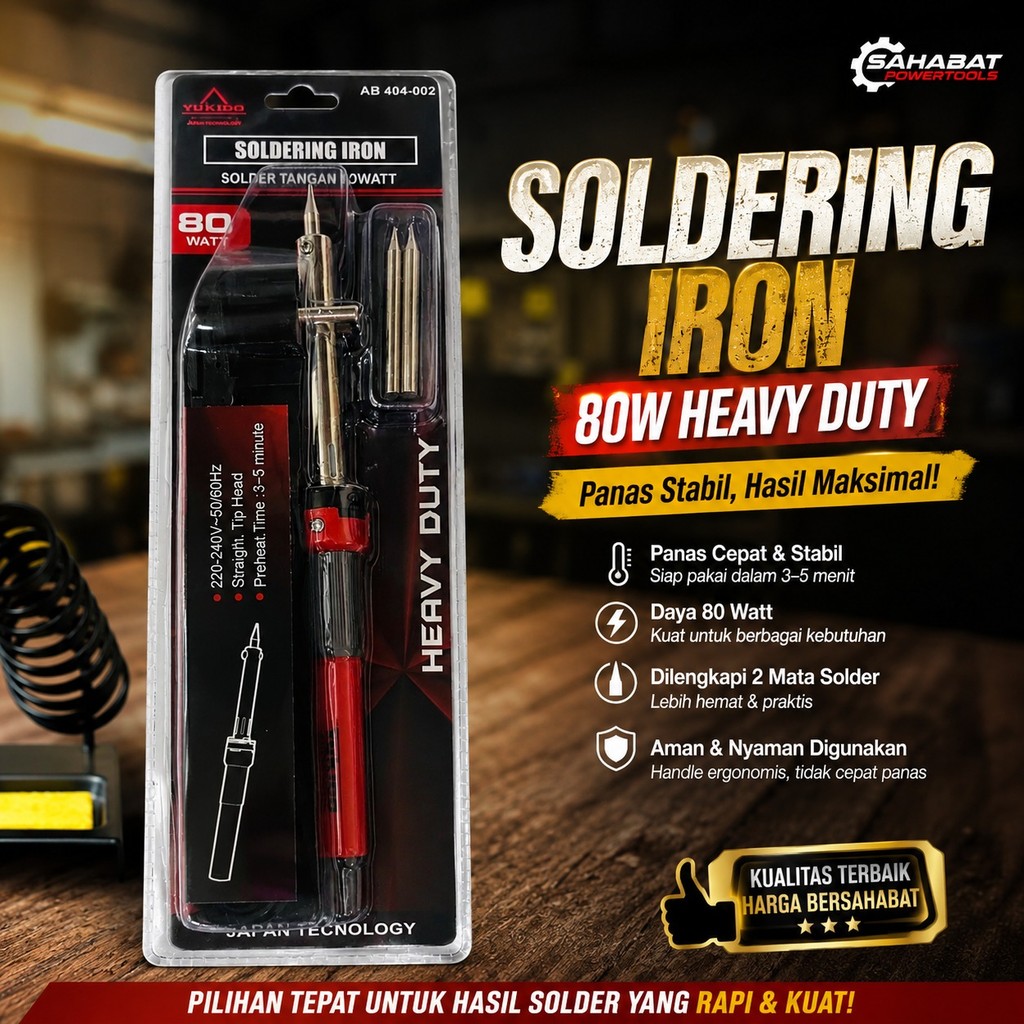 Solder 80W YUKIDO / Solder  YUKIDO 80 WATT/Solder PVC 80watt