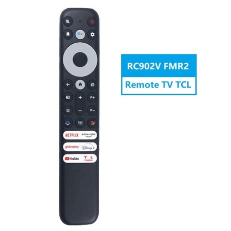 Remot Pengganti untuk TCL Smart TV Android NETFLIX YOUTUBE Disney+ Google Voice Bluetoth 50P725G 55C