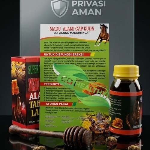 (68) Madu Herbal Tjap Kuda - Membantu tenaga Pria, Meningkatkan Gairah, Perbaikan Ereksi