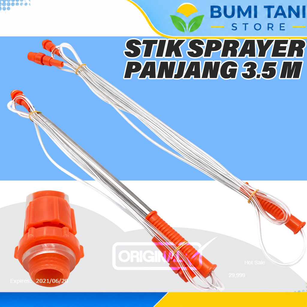 Stik sprayer panjang 3,5M stik teleskopik 3.5meter/ Stik Sprayer Teleskopik Panjang 3,5meter