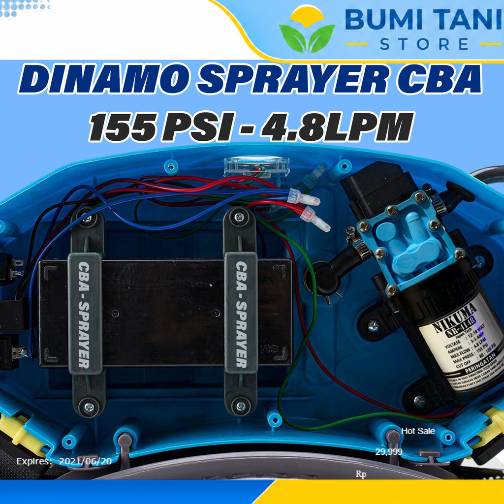 Dinamo sprayer CBA - 155 PSI 4.8 LPM Original Nikuma 4148