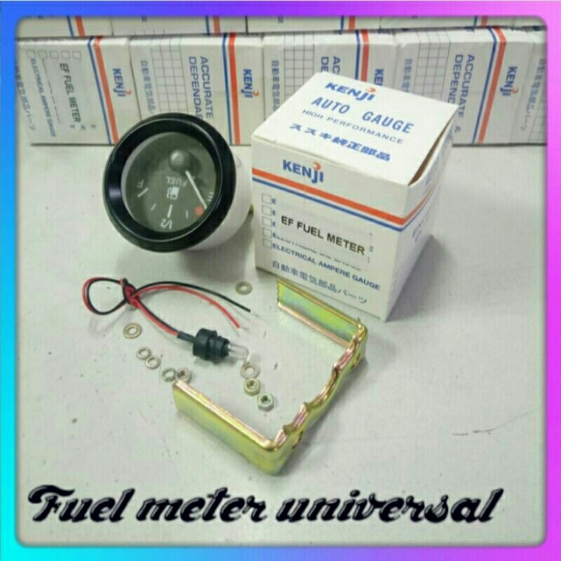 HIRO FUEL METER /AMPERE BENSIN MOBIL DAN MOTOR UNIVERSAL