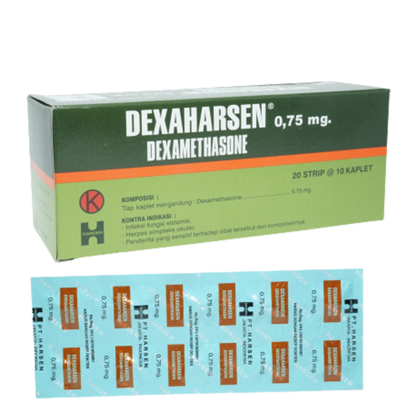 DEXAHARSEN 0.75 MG 0.75 MG 1 STRIP @ 10 KAPLET