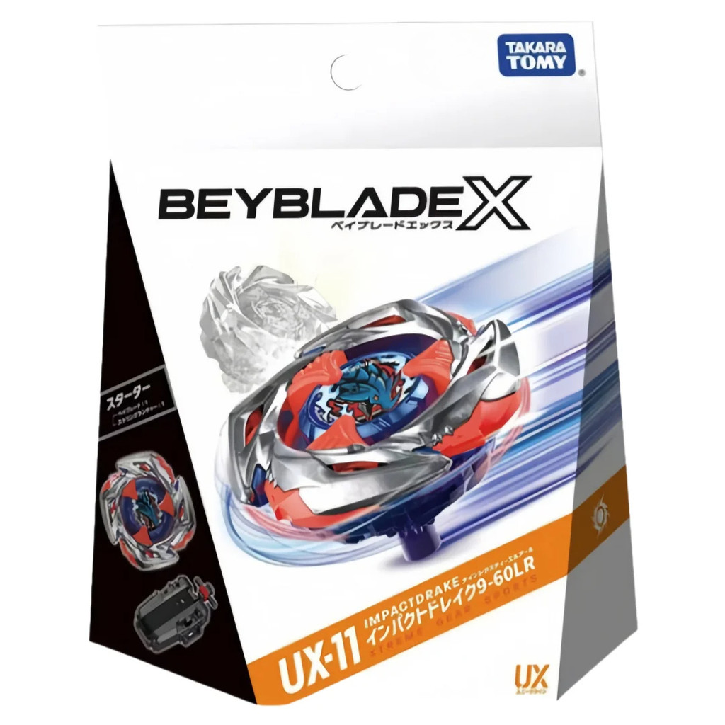 Takra Tomy Bey X UX-11 Starter Impact Drake 9-60LR BLADE UX 11
