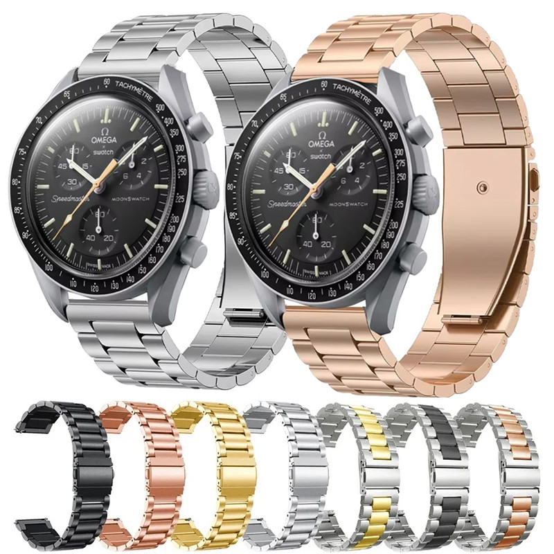 20mm Stainless Steel Strap For Omega x Swatch joint MoonSwatch Band Metal Milanese Loop Wrist Bracel
