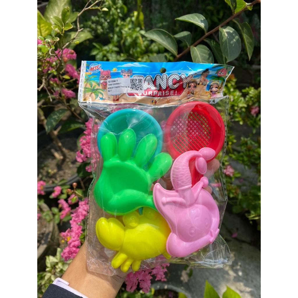 Mainan Set Sekop Pasir Pantai Kecil /  Cetakan Plastik