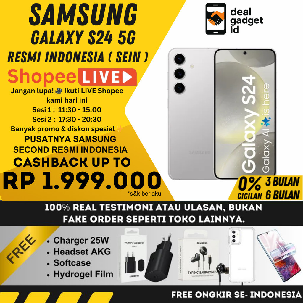 SAMSUNG GALAXY S24 5G | S23 5G | S22 5G 512GB 256GB 128GB SECOND RESMI INDONESIA