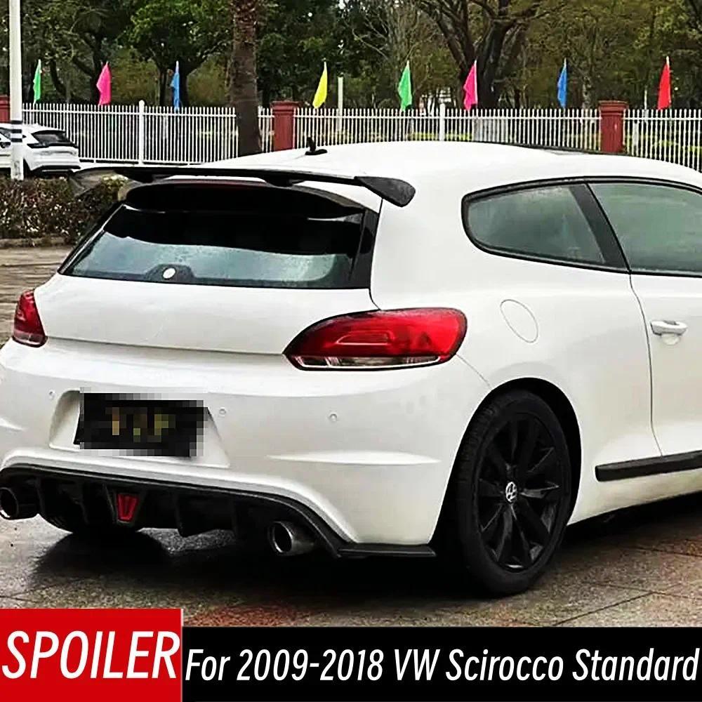 For 2009-2018 VW Volkswagen Scirocco Accessories Part Exterior Carbon Black Wings Spoiler Duck Trunk