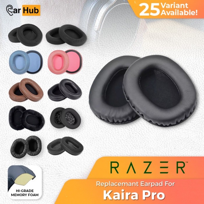 Earcushion Earpad Earcup Razer Kaira Pro Foam Pad Busa Bantalan