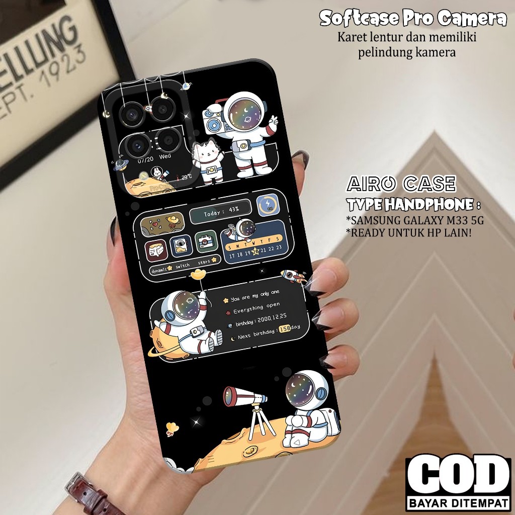 Case SAMSUNG GALAXY M33 5G - Softcase SAMSUNG GALAXY M33 5G - Fashion Case ASTRONOT - Casing SAMSUNG