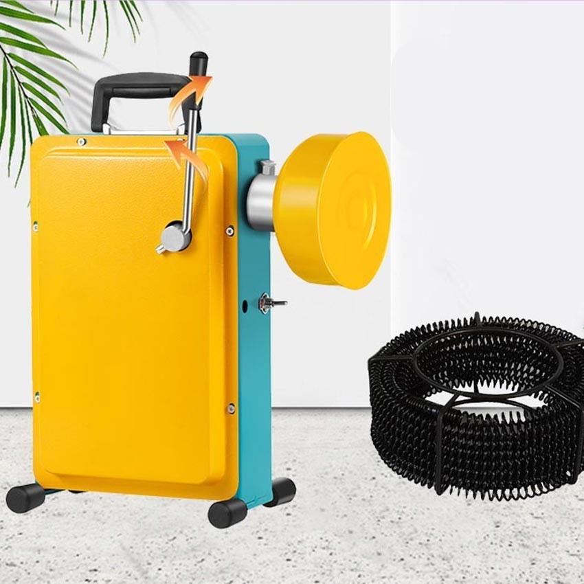 20Meter Drain Cleaner Machine Mesin Pembersih Pipa Mampet Electric Drain Cleaner Saluran Mampet Tool