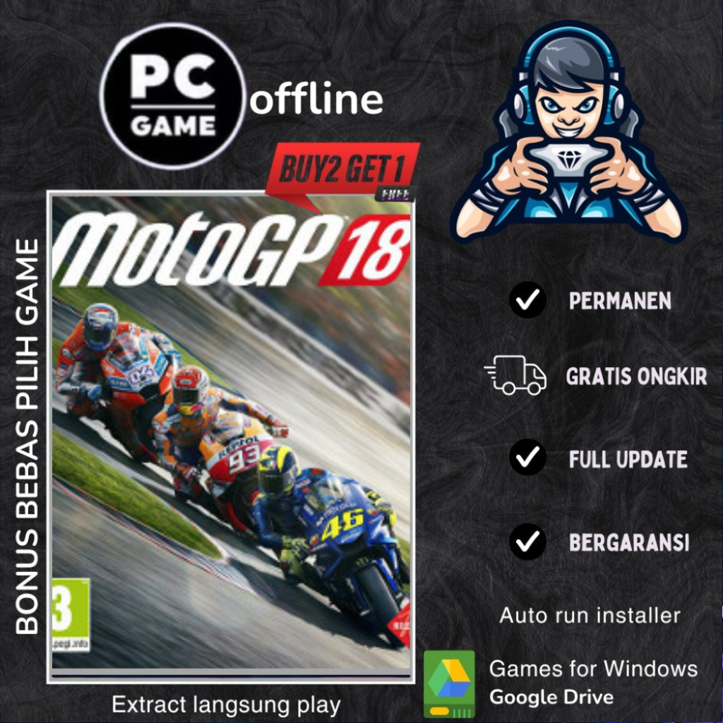 MOTOGP 18 - GAME PC - GAME LAPTOP - GAME OFFLINE