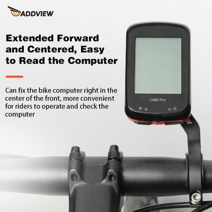 READY Dudukan Ekstensi Odometer Sepeda ADDVIEW dari bahan aluminium cocok untuk sepeda gunung dan se