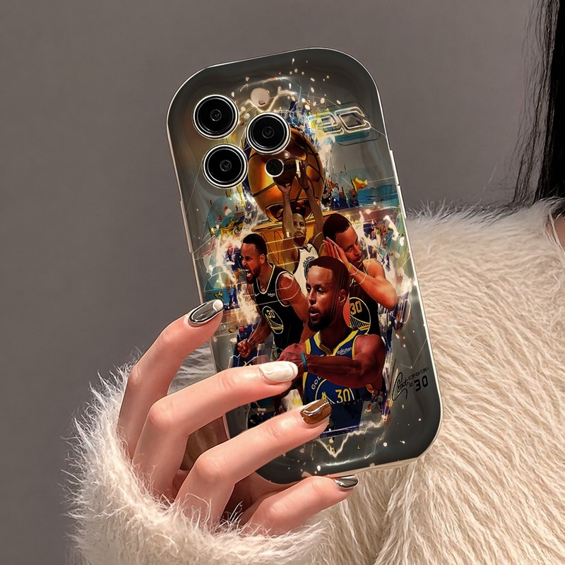 Casing iPhone Redmi Stephen Curry Pemain Basket Untuk iPhone 16 15 14 13 12 11 Mini Pro E MAX Untuk 