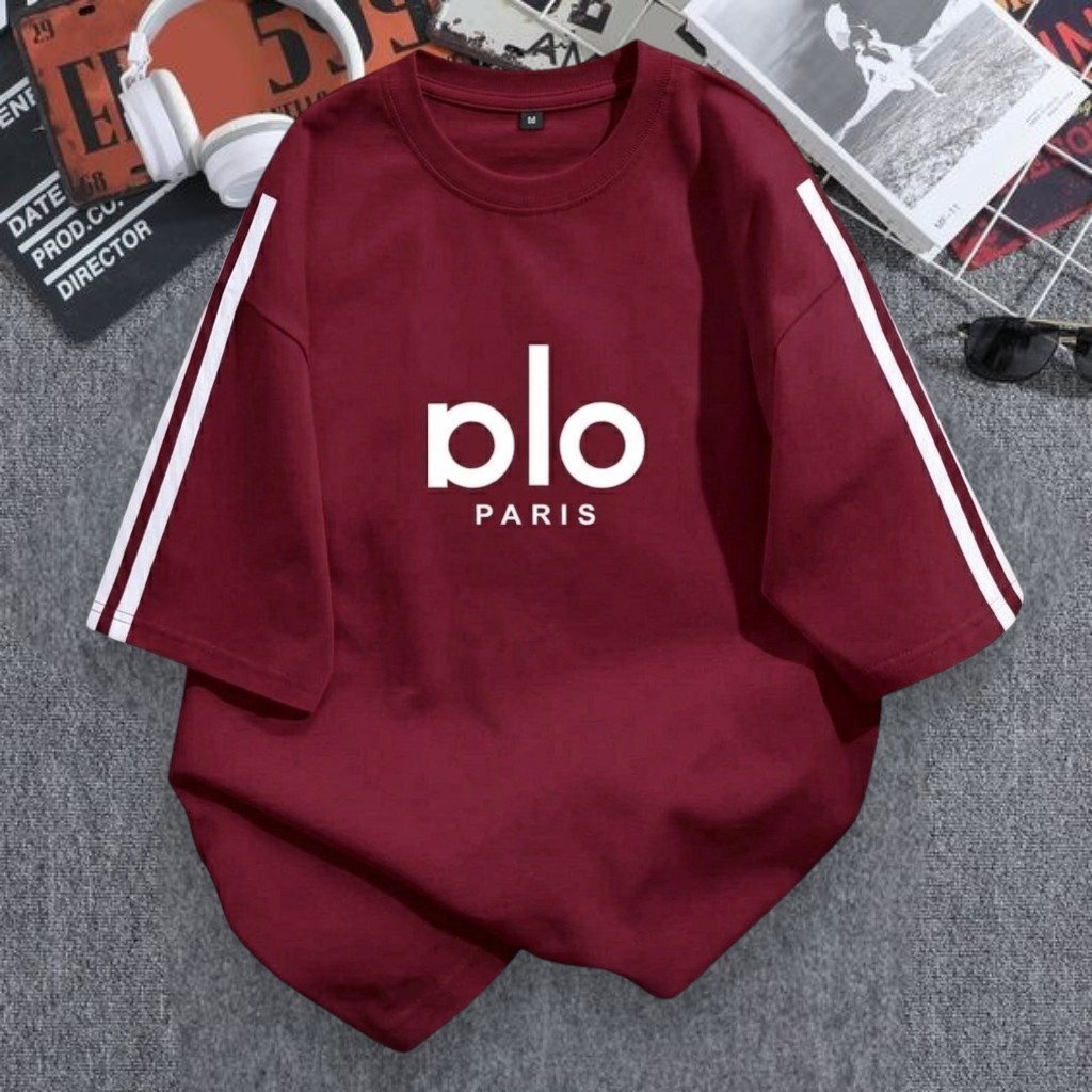 Oversize T-shirt Wanita ALO Lengan Panjang Bahan Adem Ga Nerawang LD 110