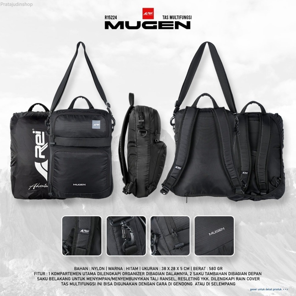 Tas Ransel Multifungsi Mugen Arei Outdoorgear