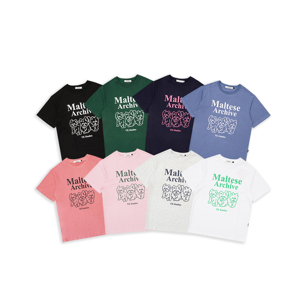 Wai Kei Maltese Archive Line Graphic T-Shirt