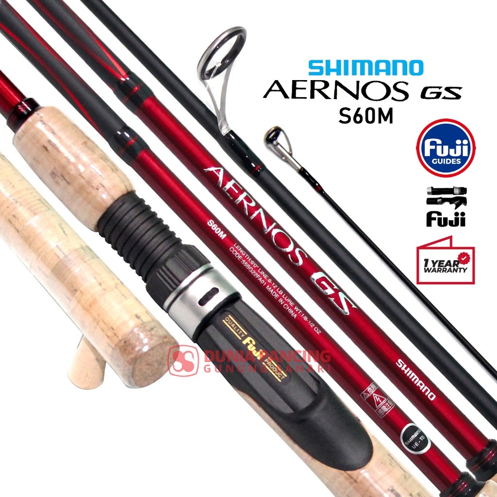 Joran Spinning Shimano Aernos GS 2602 Medium Fast Action