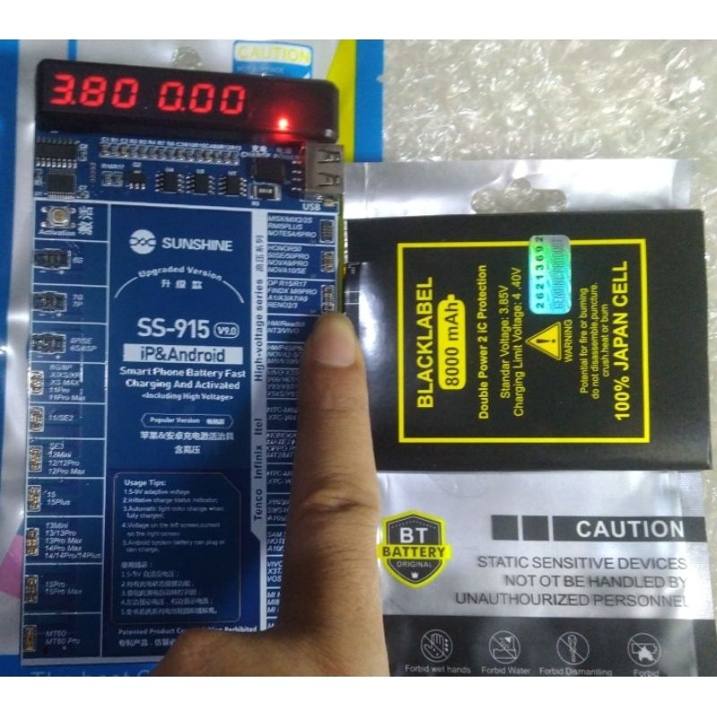 Oppo BLP851 BLP-851 Battery Batre Baterai Oppo A95 A74 4G Double Power 8000mAh 2 iC Protection