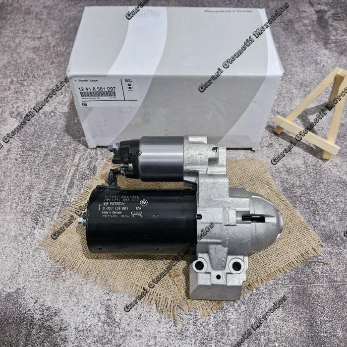 DINAMO STARTER BMW N47 DIESEL F30 F10 F25 MOTOR STARTER BMW ORIGINAL 12418581097