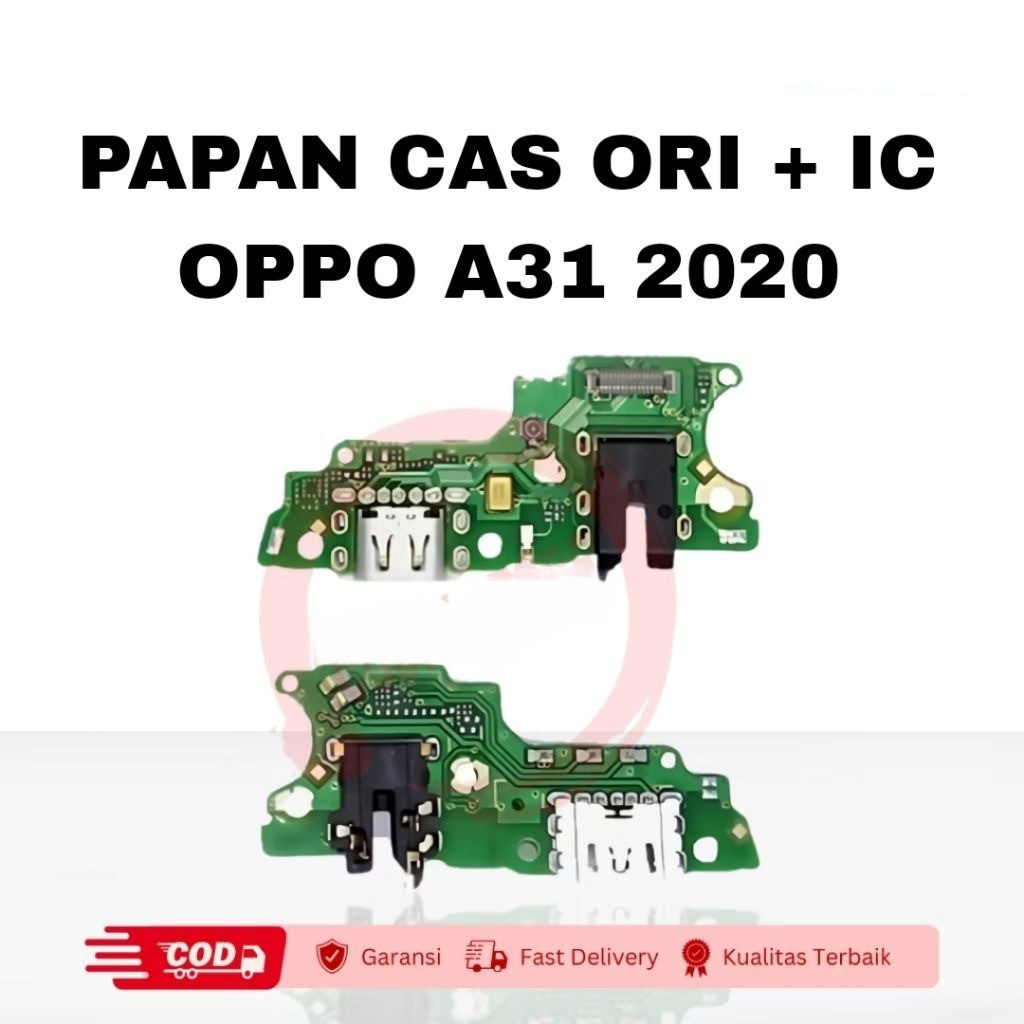 Papan cas oppo A31 2020 papan charger ori + ic