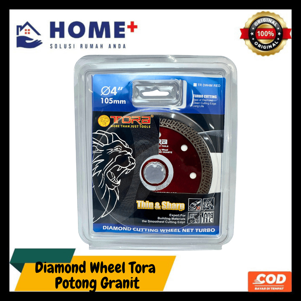 MATA PISAU POTONG gerinda Tora Red super tipis 1.2mm Granit-Marmer
