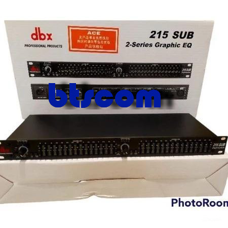 EQUALIZER DBX 215SUB GRADE A Equalizer DBX 215 sub Kualitas