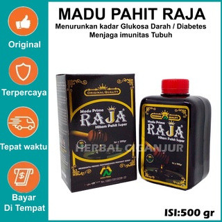 Madu Hitam Pahit Prima Raja Isi 500 gr