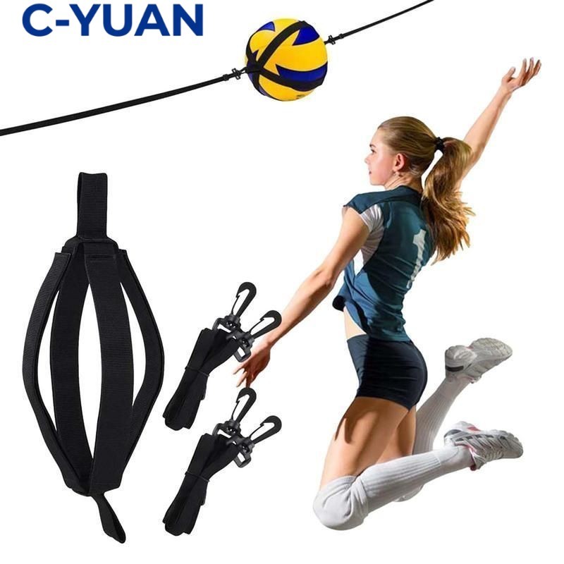 CYUAN Bola Voli Tali Strap Bola Voli Gantung Tali Bola Gantung Alat Latihan Bola Voli Spike Training