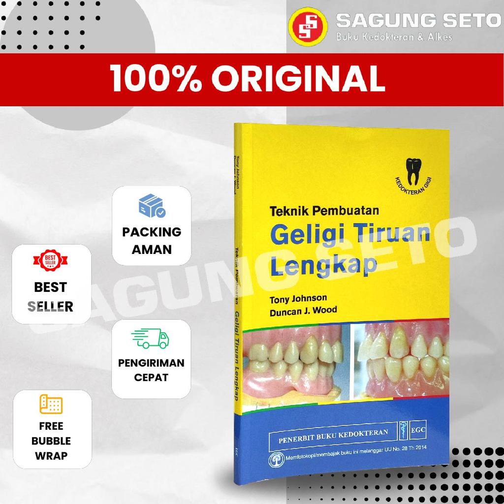 TEKNIK PEMBUATAN GELIGI TIRUAN LENGKAP TONY JOHNSON