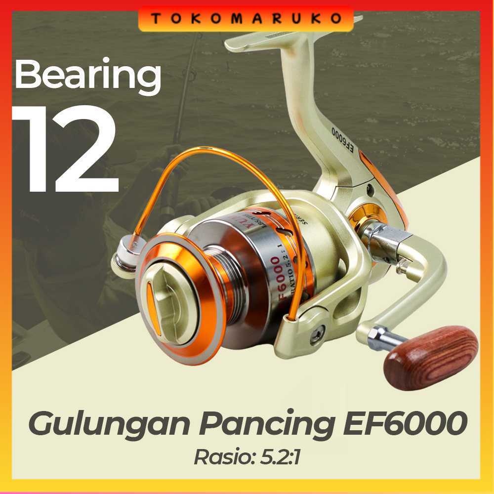 YUMOSHI REELSKING Reel Pancing Spinning 12 Ball Bearing - EF6000
