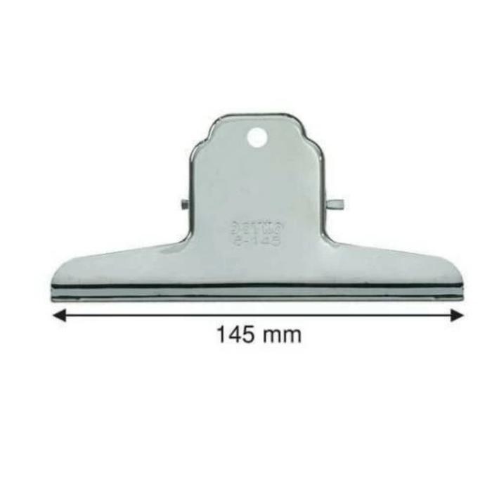 Penjepit Kertas 6 inch Nekel Bulldog Clip BESAR 14,5 cm   / PCS