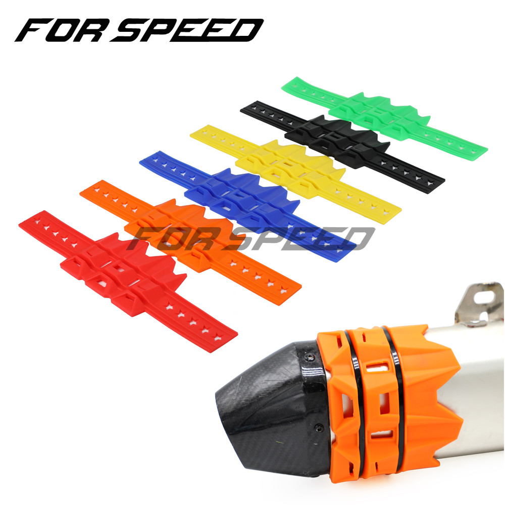 Universal  MX Exhaust Cover Escape Muffler Silencer Protector Guard for Exc Crf 230 rt Bike Parts En
