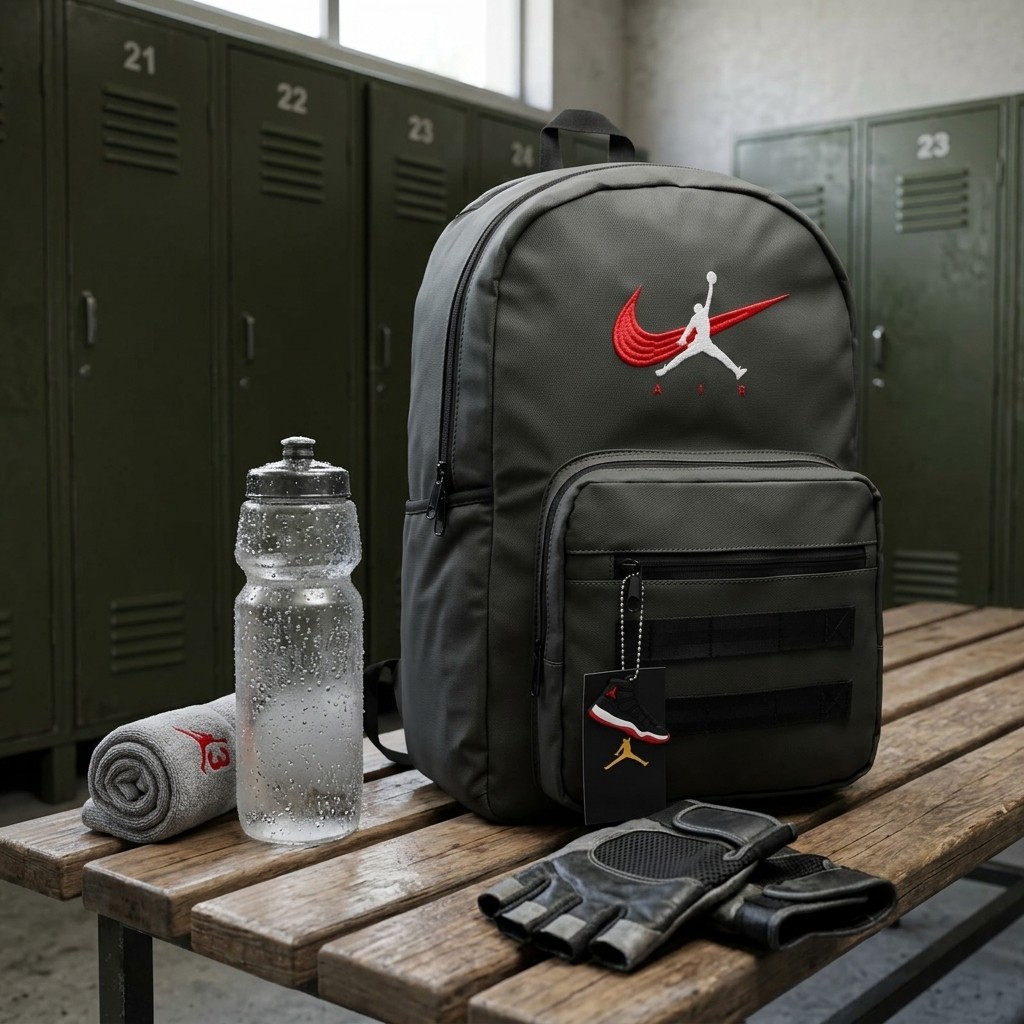 #1007 JRD Tas Ransel Backpack Pria Wanita / Tas Sekolah Kuliah Kerja / Tas Laptop 23 Liter 77MALL