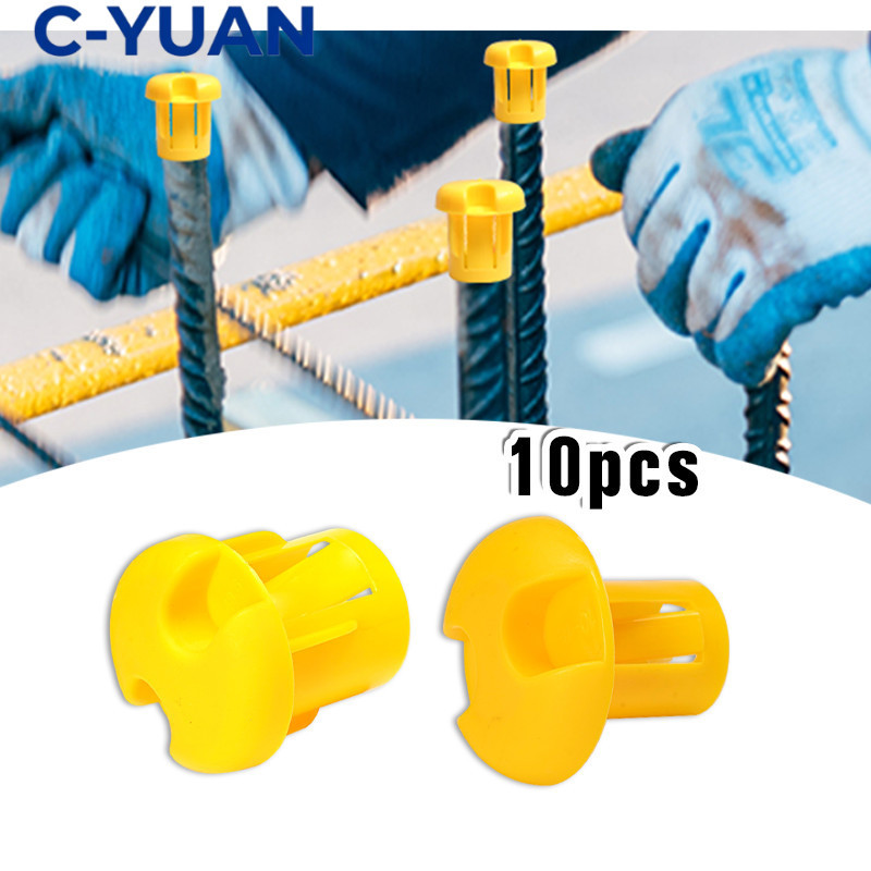 CYUAN 10 Pcs Mushroom Rebar Cap / Protector Covers Rebar CYUAN