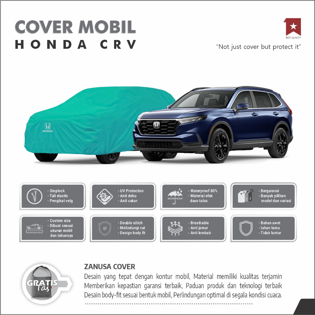 BODY COVER MOBIL HONDA CRV, SARUNG MOBIL HONDA CRV, SELIMUT MOBIL HONDA CRV