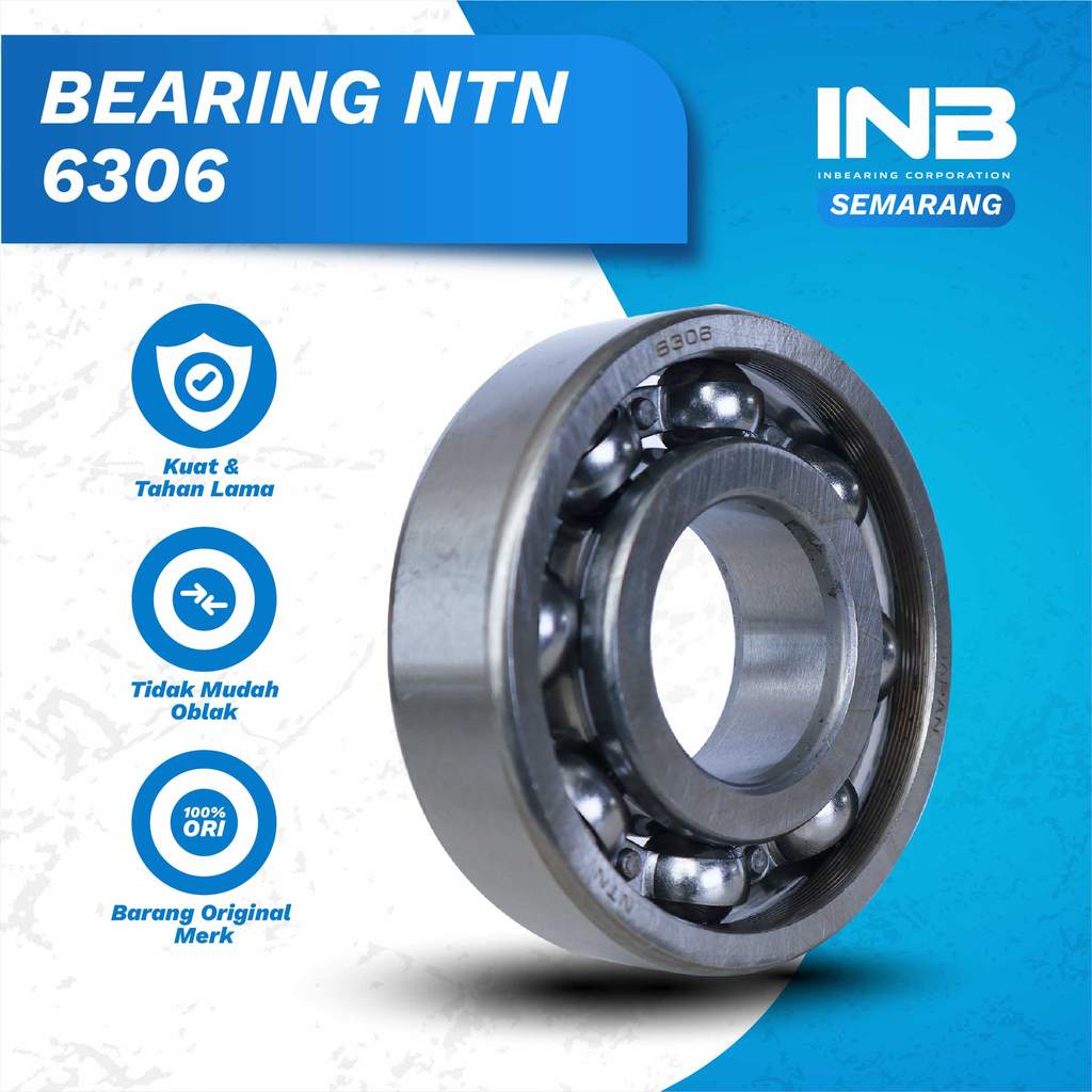 Laker Bearing 6306 NTN Bearing Mesin Pompa Irigasi Ns80 Bearing Dalam Mesin DIesel  NTN INB SEMARANG