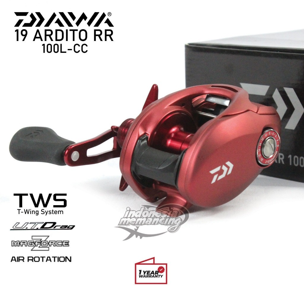 Reel BC DAIWA ARDITO RR | 100L-CC | Handle Kiri | Bait Casting | Rawa Kolam [19] ~ IM Plaza