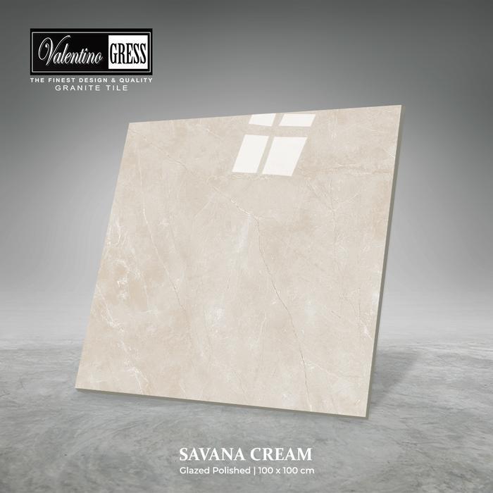 GRANITE VALENTINO GRESS 100x100 CM - SAVANA CREAM